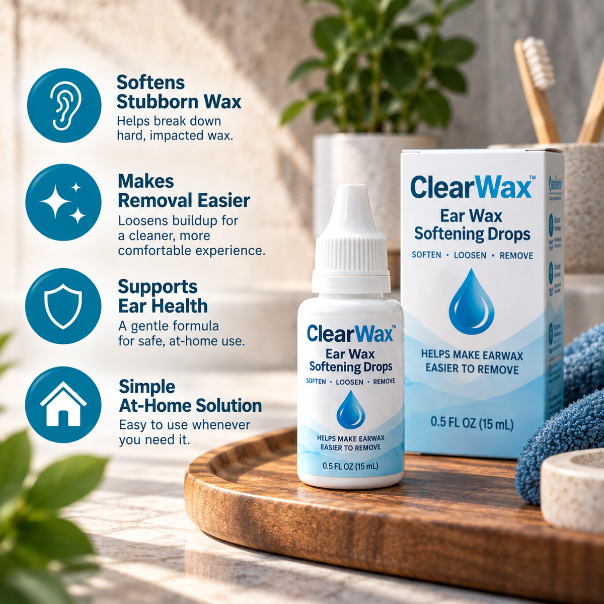 ClearWax Softener