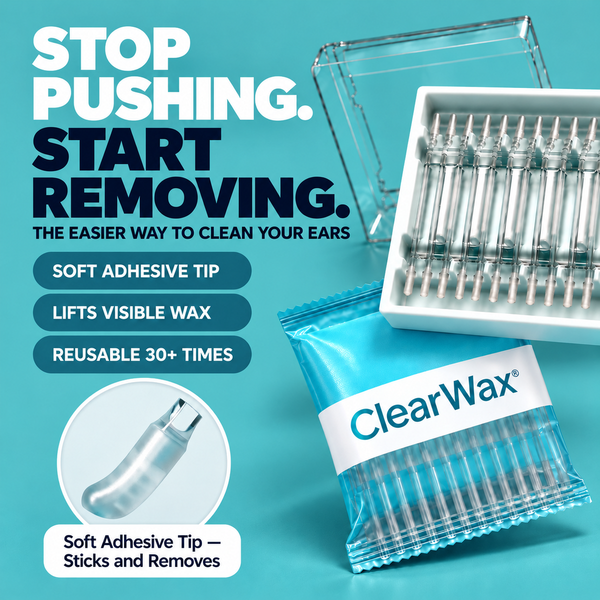 Clearwax Ear Cleaning Sticks